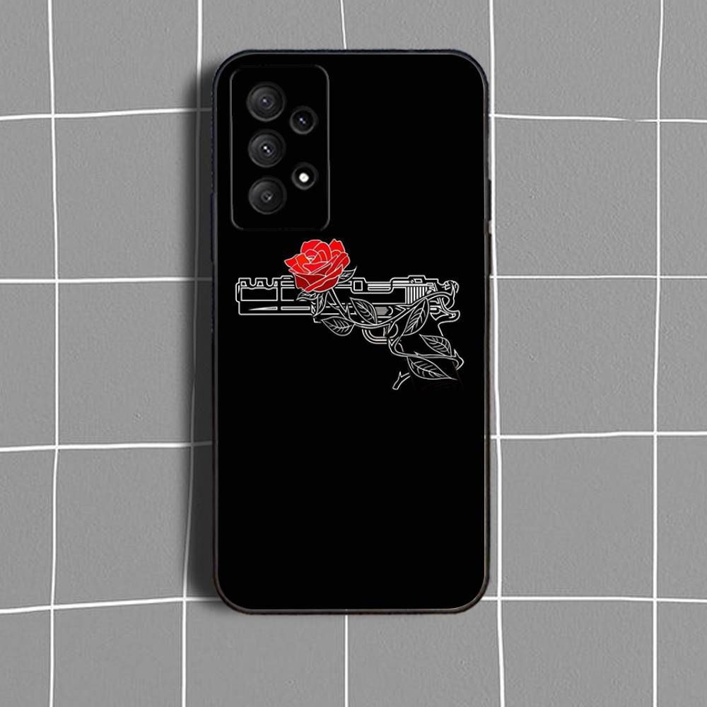 G-Graffiti A-Artist Banksy-S Phone Case For Samsung Galaxy A 91,80,73,72,71,53,52,51,22,5G Shockproof Soft Black Cover