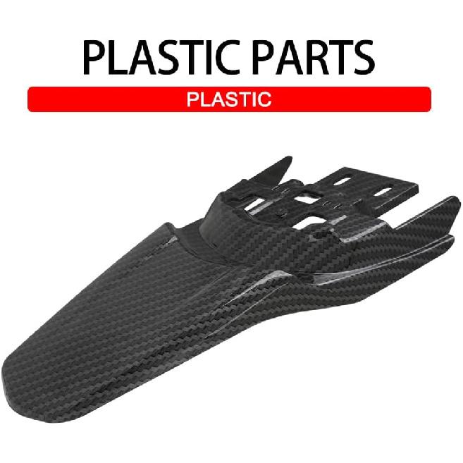 Motorcycle Rear Fender Mudguard for Surron Sur Ron LBX X260 X160 Electric Dirt Bike,Carbon Fiber Texture,PP Material