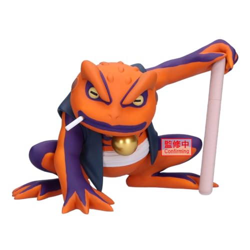 

Banpresto Gamakichi Naruto Shippuden 10cm Soft Vinyl Action Figure, Multicolor, Perfect for Anime Fans (BP29494P)