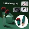 Stiller Vibrations-Make-up-Pinsel: Wasserdichter Vibrator mit 10 Modi für Frauen