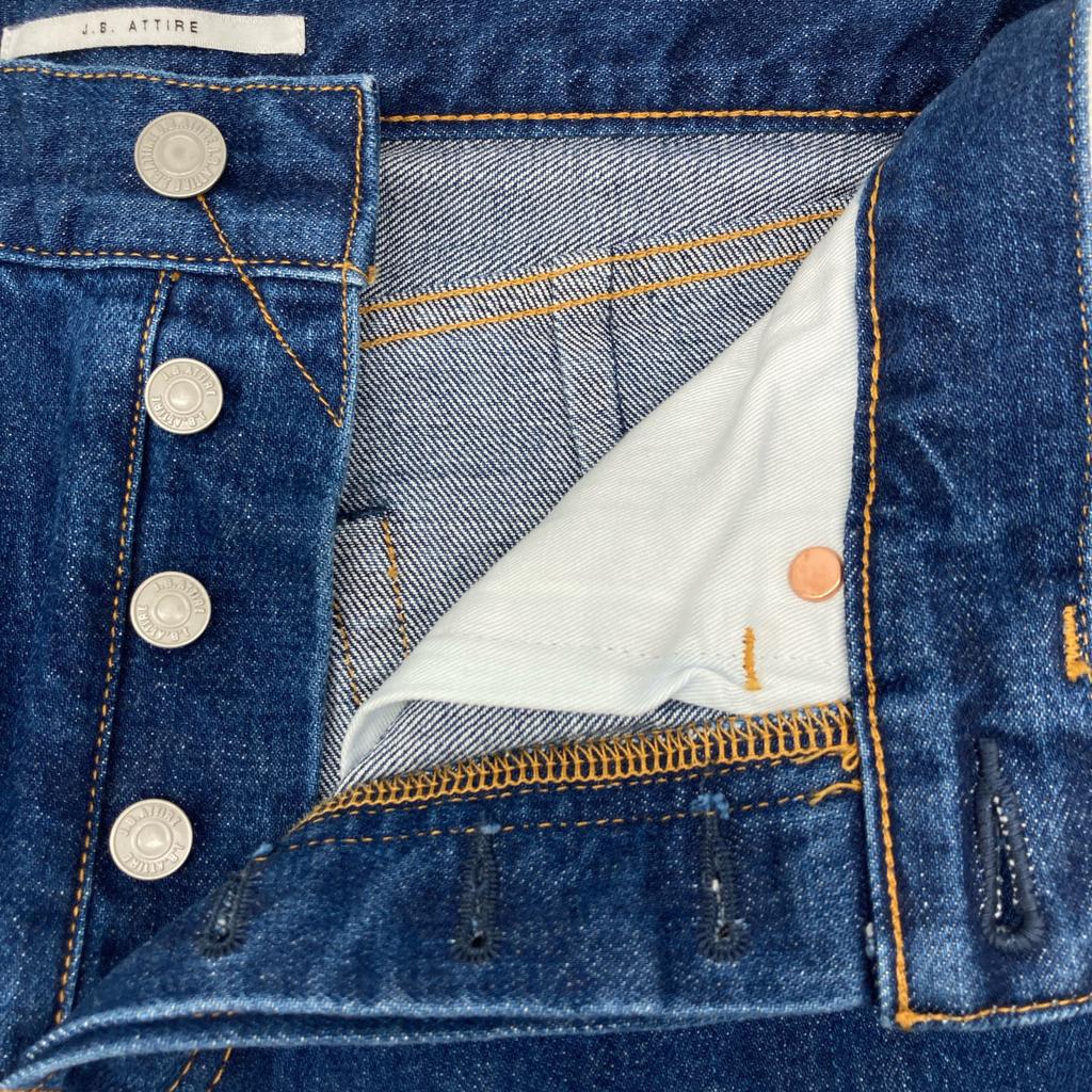 J.B.ATTIRE JBS-2402 FADED Indigo Paris Denim Bottoms 0 IndigoUsed