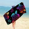Turtle Print Beach Towel for Outdoor Fun Absorbent Quick Dry Bath Towels Bathroom Shower Swimming Microfiber Blanket