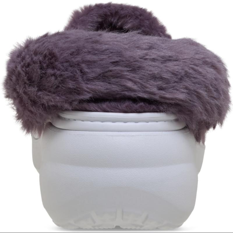 Crocs Classic Platform Fuzz Lined Clogs 212854 5bo