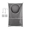 Hanging Laundry Hamper,Door Laundry Hamper Storage Bag with 2 Types Hooks for Dirty Clothes,Saving Bathroom Spaces