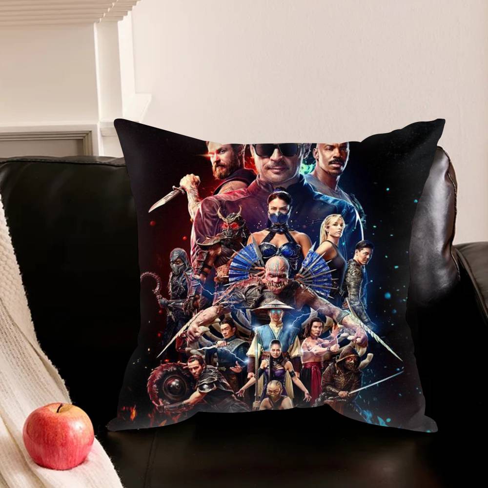 M-Mortal Kombat Ii Film Pillowcase For Sofa Room Office Decor Printing Protector Cushion Cover Valentine Gift Custom