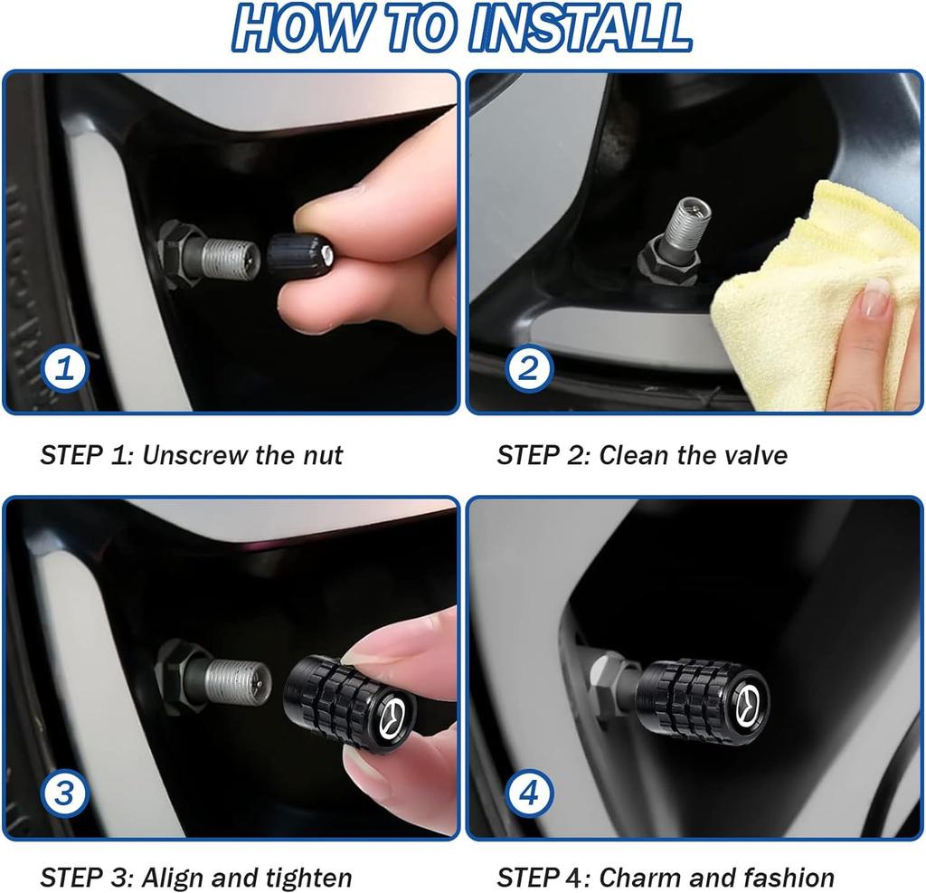 Harrier Air Valve Cap 60 Series 80 Series Car Motorcycle Aluminum Alloy Lightweight Corrosion