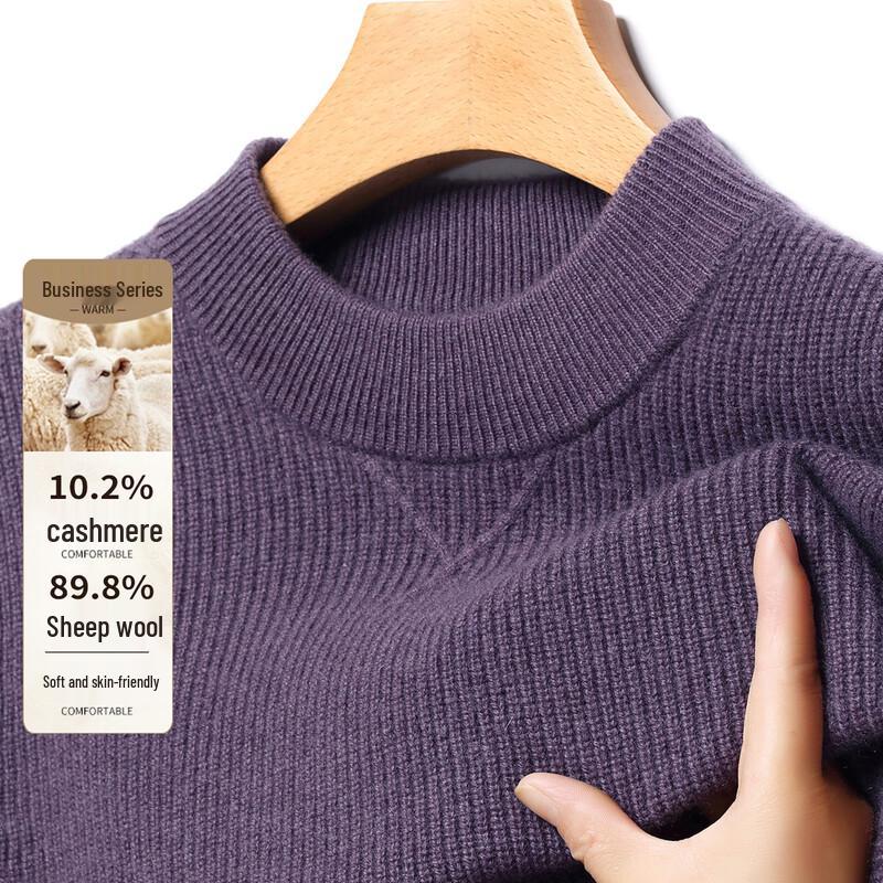 Antonio Men's Merino Wool Blend Round Neck Sweater