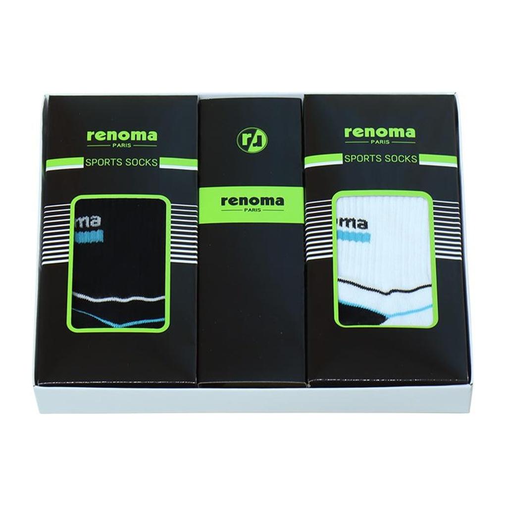 [Renoma] Men s Sports Golf Socks 2-Pair Gift Set_RC5YH61222 FREE
