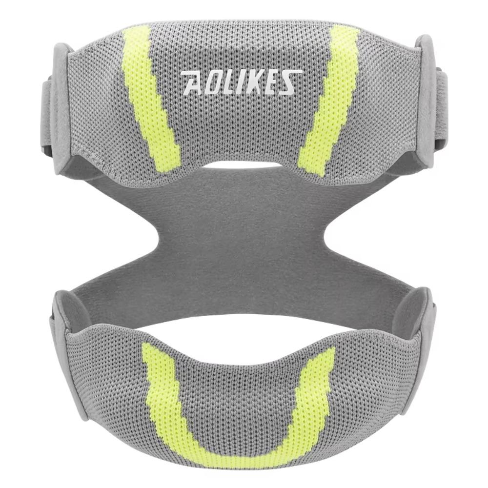 

1Pcs Adjustable Knee Support Strap Double Straps Patellar Tendon Stabilizer Band for Basketball yellow