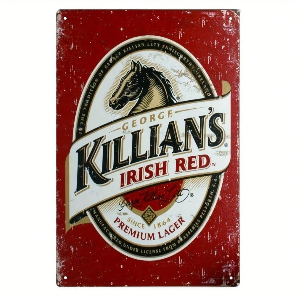 Vintage Beer Metal Tin Sign Irish Pub Wall Art Home Bar Decor