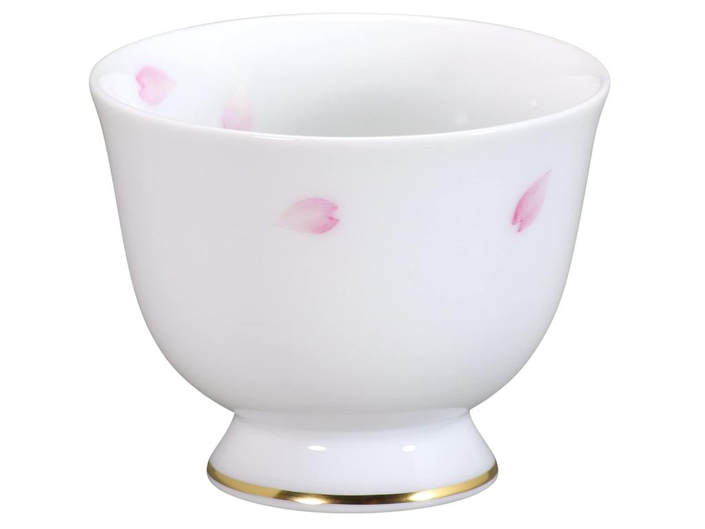 Okura Pottery [Hand-painted] Sakura No. 62 Sake Cup, Approx. 80cc, Made In Japan, 62CCN/C303