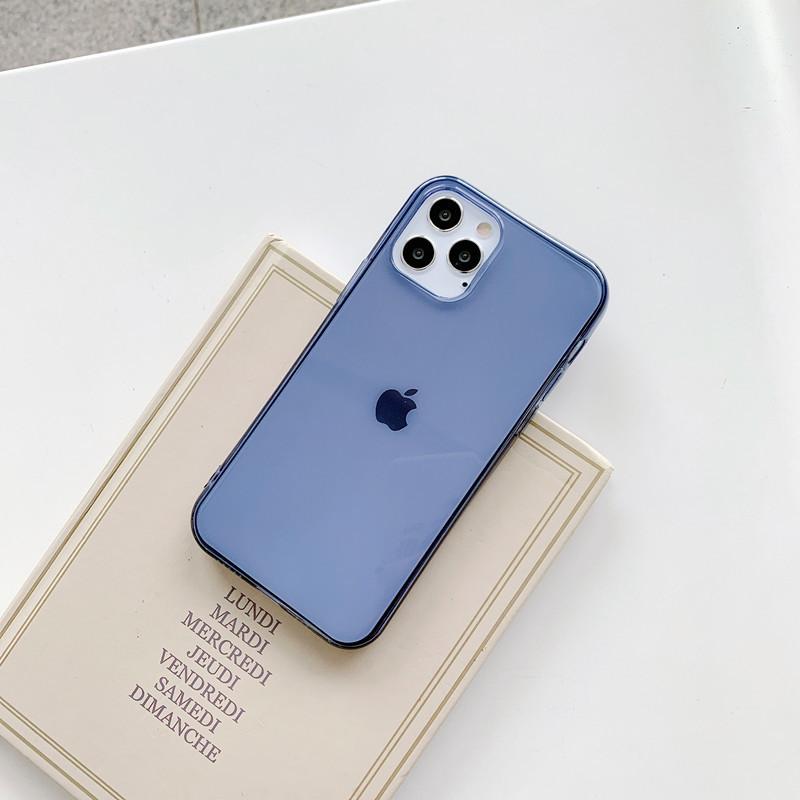 iPhone17 Transparent Color Soft Case Apple 17PROMAX Mobile Phone Case Transparent Soft Case Apple 14PRO Suitable