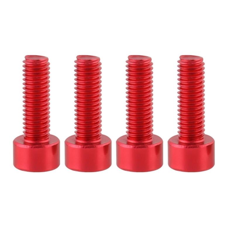 4pcs Road Bike Water Bottles Cage Bolt Bike Water Holder Fixed Screw Air Pumps Brackets Bolt Accessories
