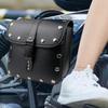 Motorrad-Satteltaschen Sattelleder Seitliche Motorradtasche PU-Leder Motorradzubehör Für Off-Road, Cruise Und Sport