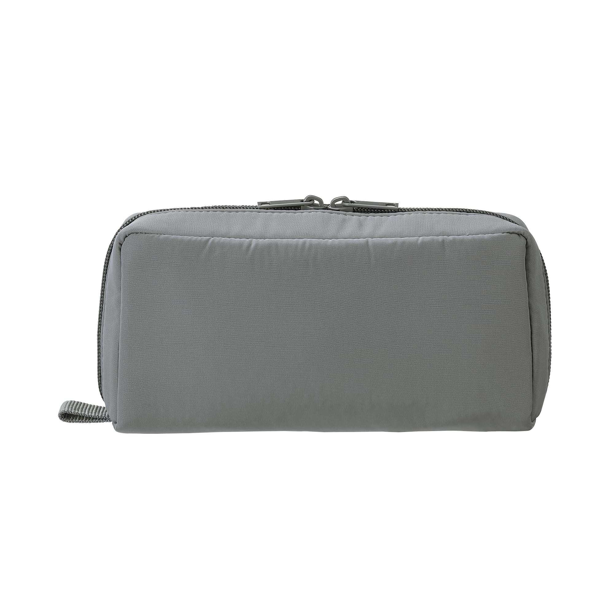 

MUJI Polyester Gadget Approximately 20cm Wide x 9cm High x 6cm 44303795 Pouch, Deep, Gray, серый