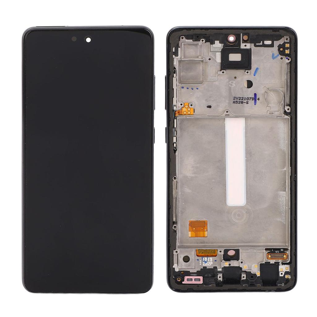 LCD-Bildschirm Ersatz Touchscreen Digitizer Displayeinheit mit Rahmen für A52 4G 5G Telefon Touchscreen