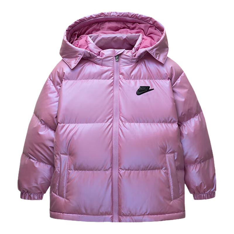 Nike Girls  Winter 90% Down Hooded Puffer Jacket 110 (98-104cm)