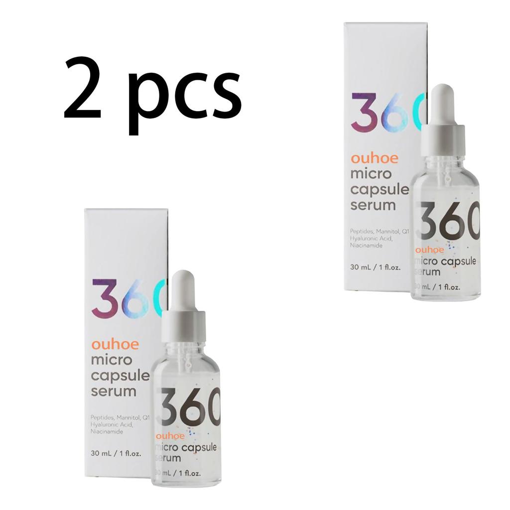 OUHOE Moisturizing Capsule Essence Hydrates and Moisturizes, Firms Neck Skin Wrinkles, Brightens Skin, Suitable for Face 30ml/box