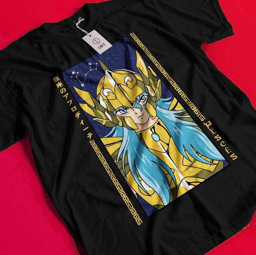 Saint Seiya Pegasus T-Shirt Knights Of the Zodiac Anime Manga Shun Graphic Tee BB220