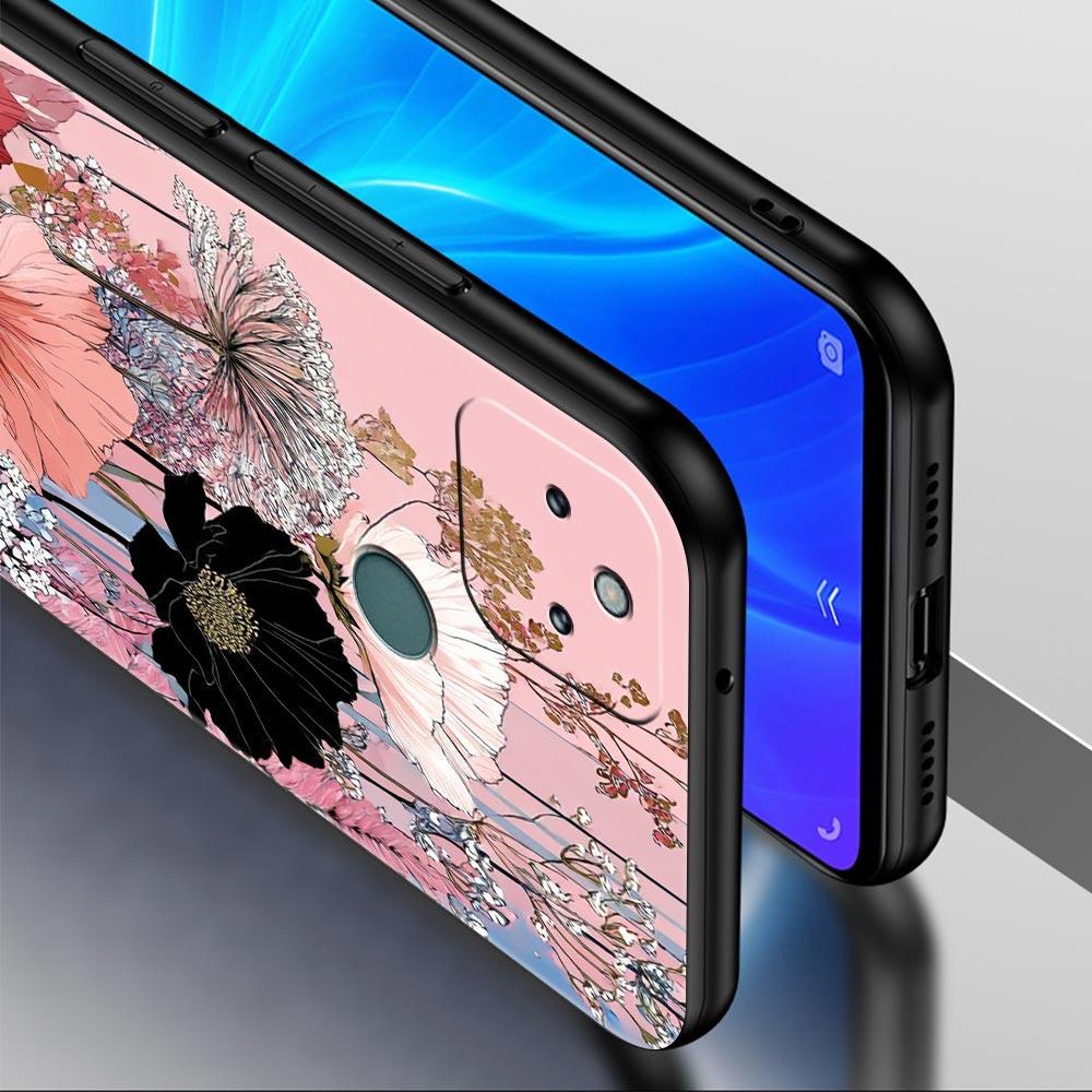 Abstract Plants Flower Phone Case Cover for Google Pixel 10 9 8 7 6 9A 8A 7A 6A Pro Shockproof Soft TPU 9 Pro XL Shell Capas Bag