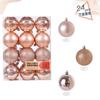 Pendant Set Shiny Xmas Decoration Christmas Ornament Glossy Decoration Set For Christmas Tree Gift-giving Celebration