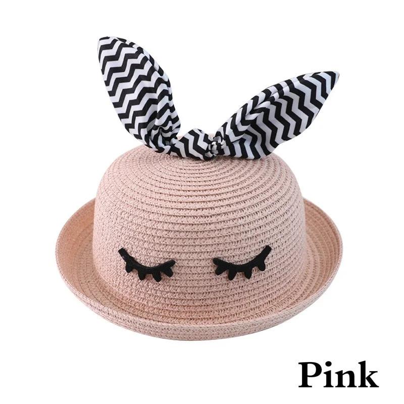 Auge Hasenohren Baby Junge Mädchen Fischerhut Kinder Strandkappen Sommer Sonnenhut Säugling Kleinkind Kappen