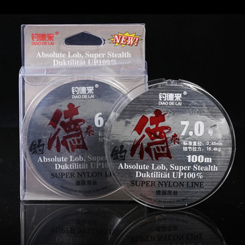 Buy 100m Abrasion Resistant Monofilament Fishing Line, Superior Mono Nylon Fish Line Great for