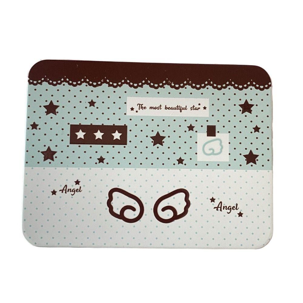 Large Capacity Tin Box Rectangular Jewelry Organizer New Kpop Photocards Storage Case