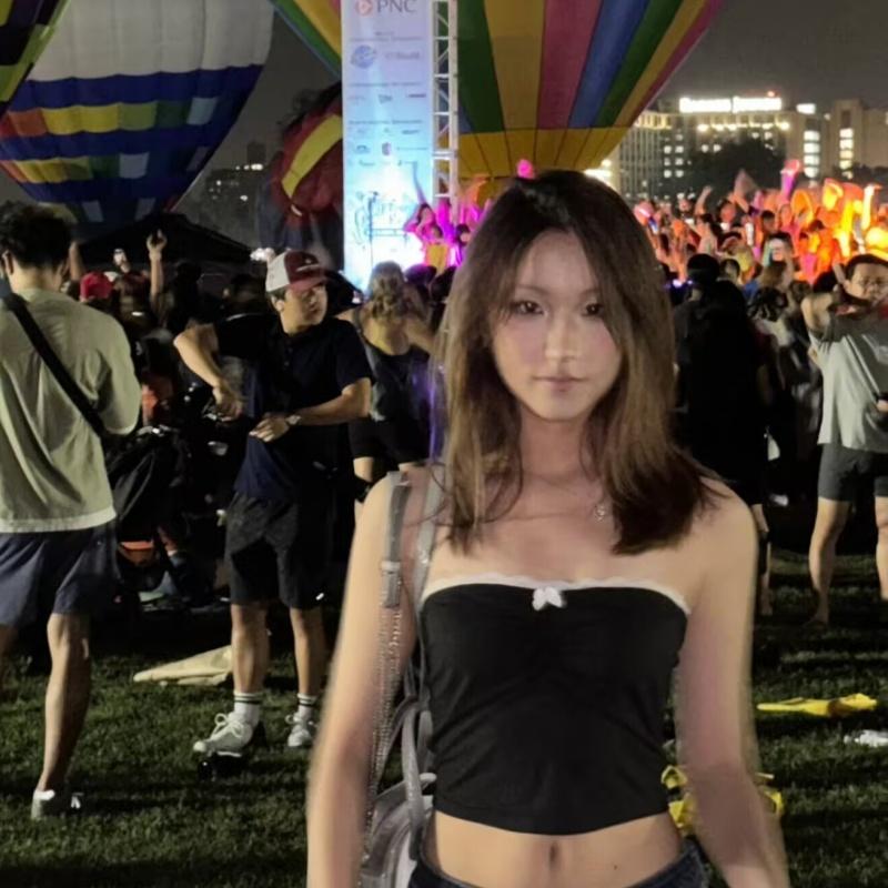 Kontrastní mašle prošívaný trubkový top Léto Harajuku 90. léta Bez ramínek Dámské zkrácené topy Vintage y2k Ležérní základní trička Roztomilá vesta