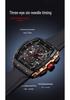 Oufanni Shixuan Trendy Men's Quartz Watch - Cool Black, Luminous, Waterproof, Calendar, Six-Hand Business Design