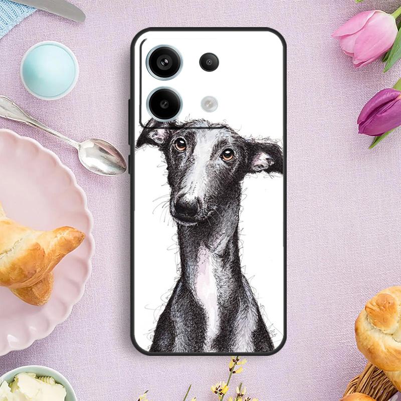 

Galgo Greyhound Dog Phone Case For Redmi Note 13 9 10 11 12 Pro Plus 10S 11S 12S Redmi 12 9C 10C 12C 13C Cover Redmi Note 13ProPlus