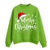 Women's Casual Fashion Round Neck Long Sleeve Christmas Printed Sweatshirt