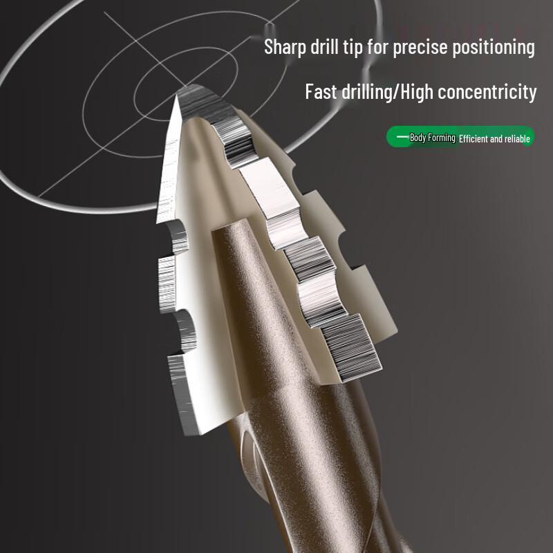 Baolian Four-Edge Sawtooth Multi-Material Drill Bit Set