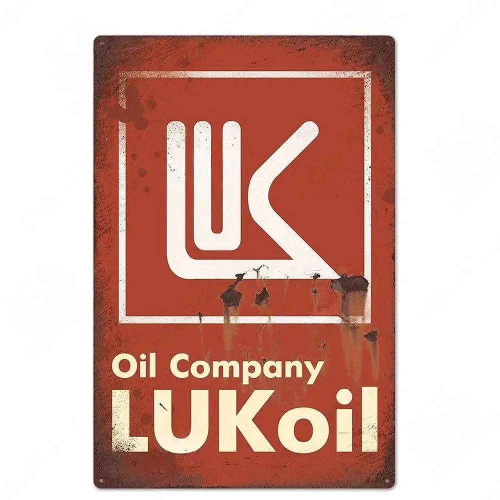 Engine Oil Vintage Signs & Poster Metal Signs:Decorative Plaques for Wall Decoration In Garage,Gas Stations,Man Caves,Clubs,Bars