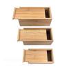 Bamboo Sliding Lid Box for Cosmetics, Jewelry, or Tea Storage