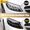 For Ford Mondeo MK5 2015-Present Car Accessories 2 Pcs Car Headlight Protective Film Headlamp Transparent Black TPU Sticker