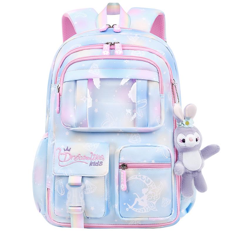 

Girls Dreamy Lightweight Backpack with Large Capacity for Grades 1-6