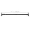 Retractable Clothes Drying Rod Easy To Install Spring Tension Curtain Rod Metal Telescopic Rods for Shower or Window
