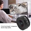 IP Camera Lens 2.1mm 3MP CS Mount Lens Wide Angle CCTV Camera Lens Aluminum Alloy for Home Security Cameras Security Camera Lens