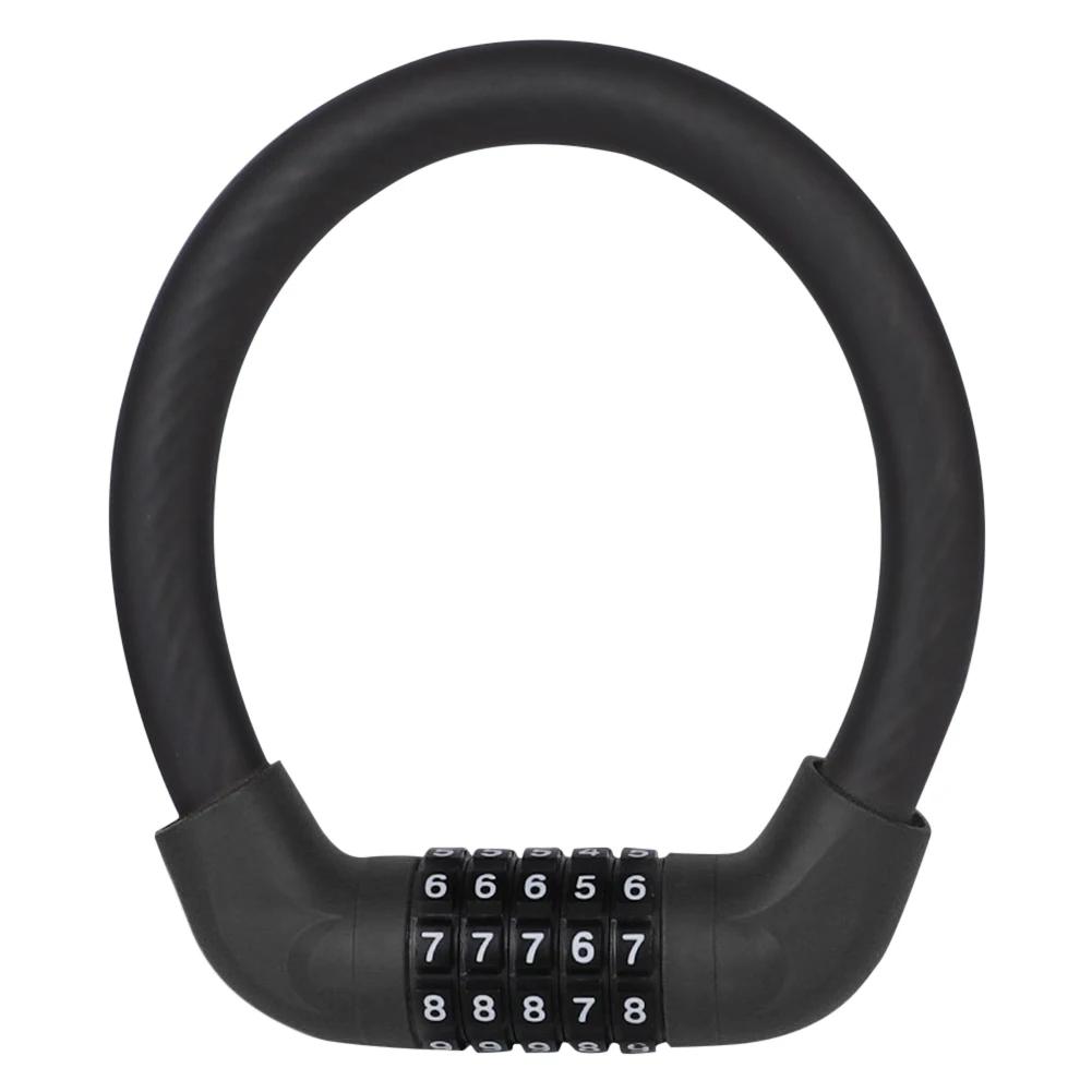Bicycle Lock 5-digit Password Combination Universal Bicycle Lock Bicycle Safety Lock Equipment  Anti-theft Bicycle Accessories