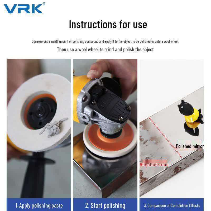 VRK 4-inch Wool Polishing Wheel