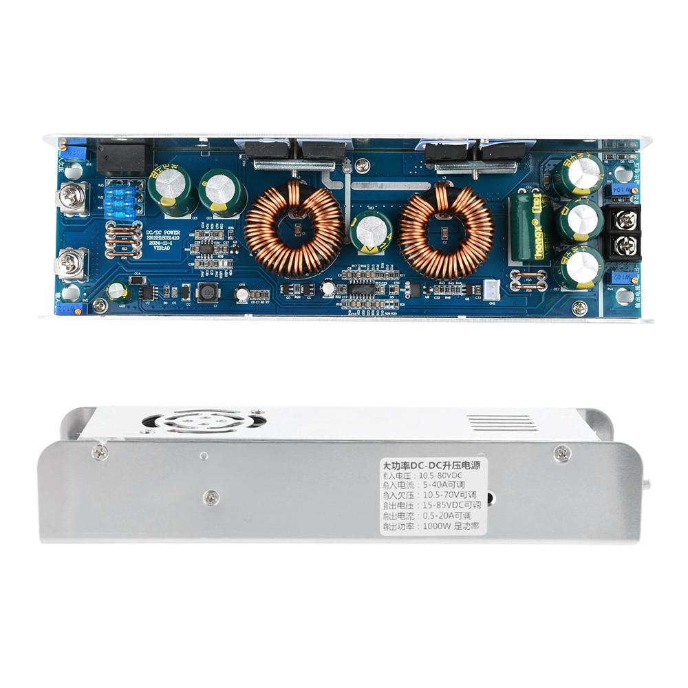 DC-DC Boost Module Full Power 1000W DC Boost Constant Voltage Constant Current Adjustable Power Module 12-75V To 12-85V