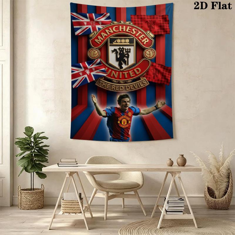 Manchester United Devils Threepiece Set 1 Duvet Cover 2 Pillowcase Without Core Christmas Birthday Gift Soft And Comfortable