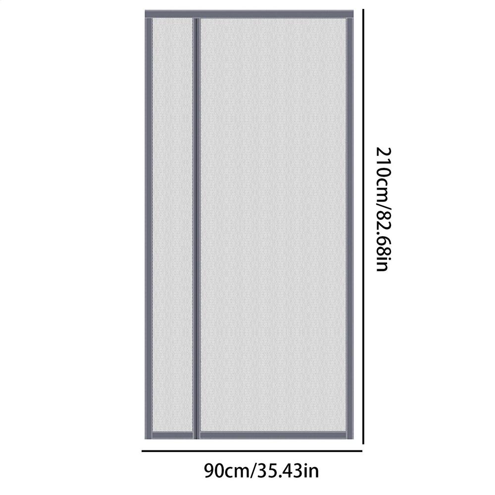 

Magnetic Screen Door Side-Opening Net Auto-Sealing Heavy Duty Mesh for Outdoor Patio Home Doorway Porch Apartment Balcony Garden