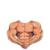 20pcs Customized Sticker Muscle Man Various Poses Half body Pattern Stickers Suitable Kids Adult Birthday Party Stickers Decor