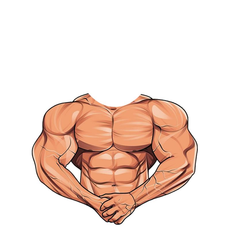 20pcs Customized Sticker Muscle Man Various Poses Half body Pattern Stickers Suitable Kids Adult Birthday Party Stickers Decor