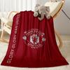 Manchester Fan Art Blanket Soft Warm Cozy Great for Picnics Chair Bed Four Seasons Multipurpose Modern Style Unique Gift for Family and Friends Campin