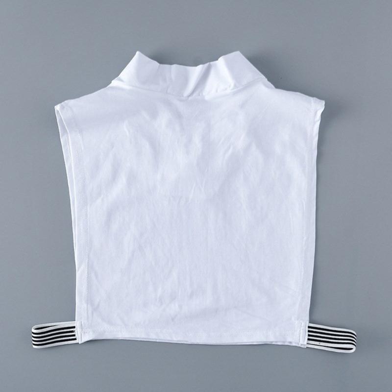 Shirt Lapel Collar Cardigan Sweater Half Shirt Versatile Outfits Collar Girls Half Shirt Decorative Shawl