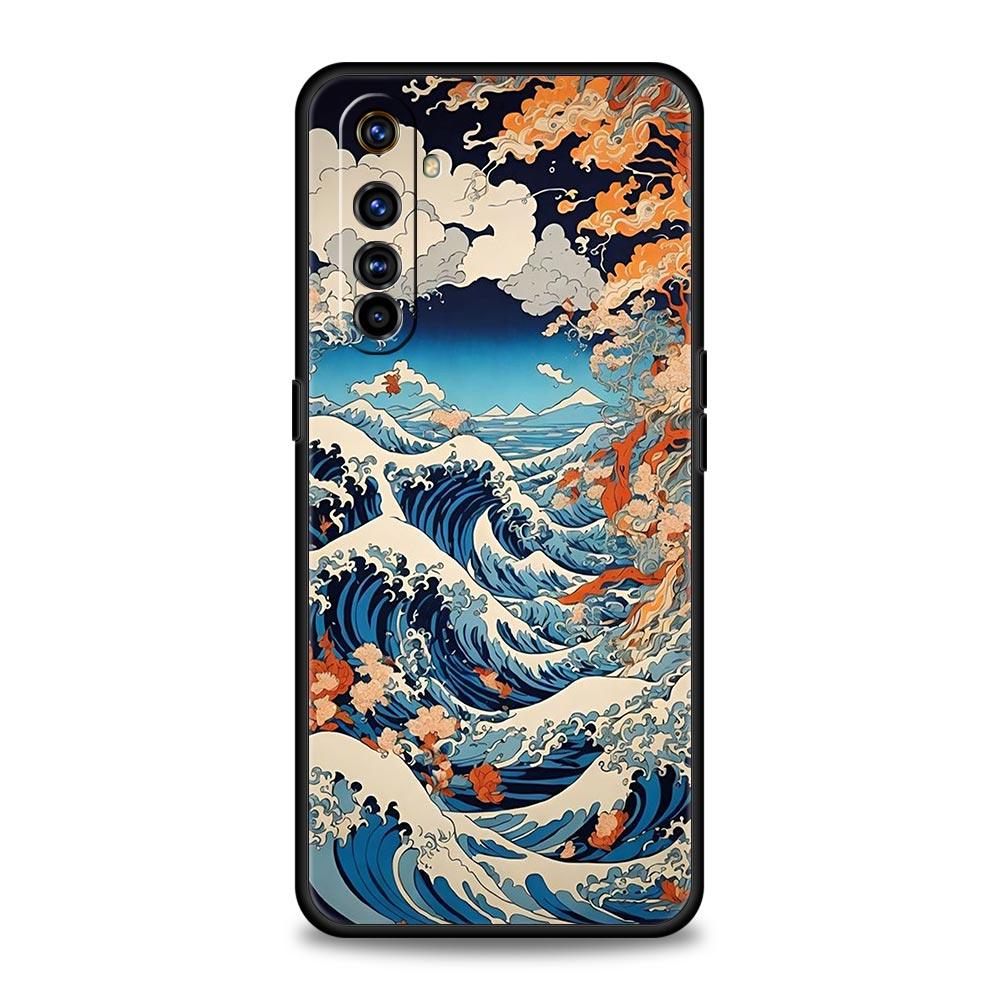 For Realme GT Neo 2 3 3T 5 Phone Case For Realme 12 11 5G 10 9 8 5G 7 6 GT5 GT3 GT2 Pro C21 C11 C25 C35 Cover Japanese Landscape