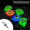 Mini Underwater Fishing Lamp Waterproof LED Fish Eye Luring Light Submersible Deep Drop Fish Attraction Gathering Lamp Fishing Accessories